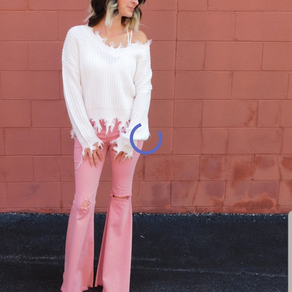 Pink Bell Bottoms